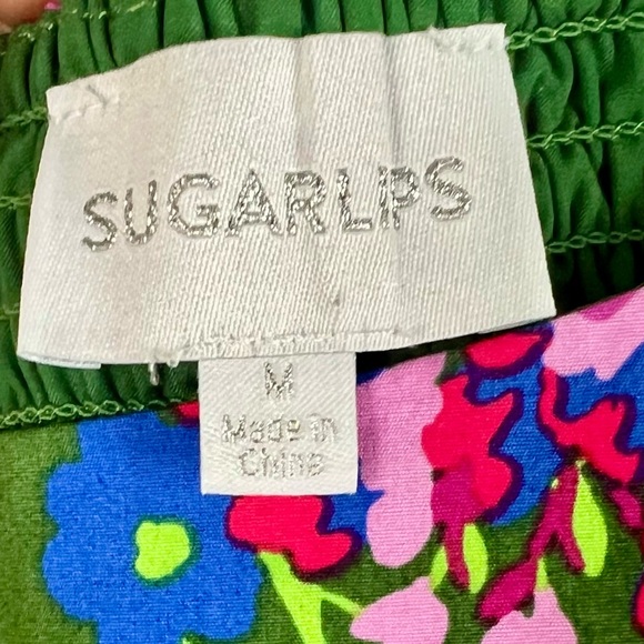 Sugarlips Green Floral Midi Dress - Picture 8 of 14